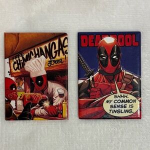 Marvel Deadpool Comic Art Magnet Set